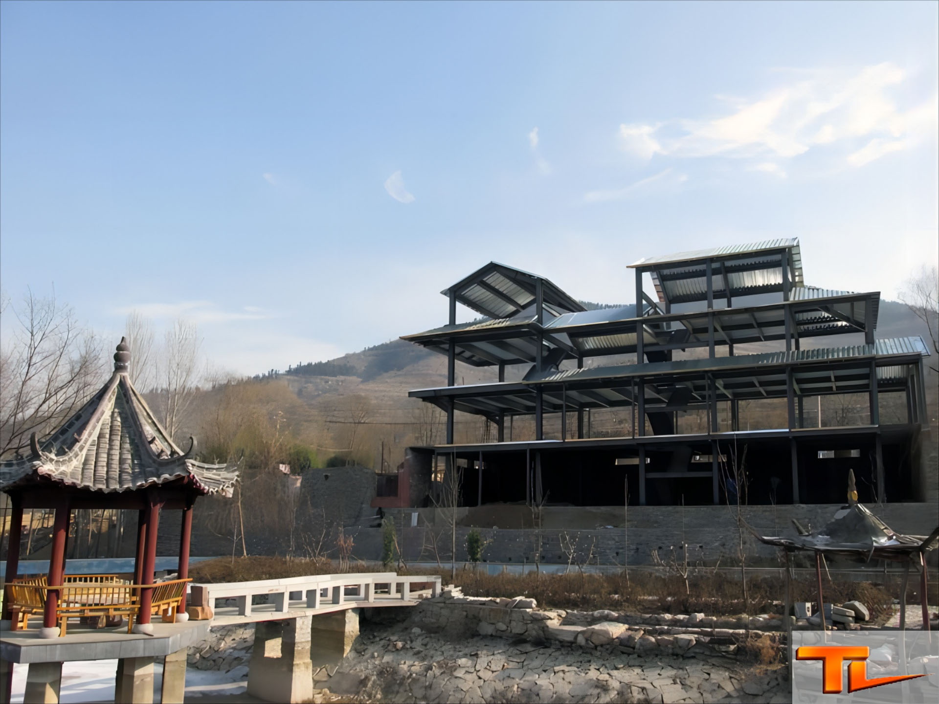 峨庄游客中心钢结构工程