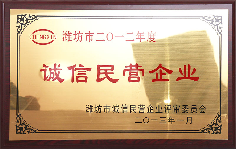 Integrity of private enterprises