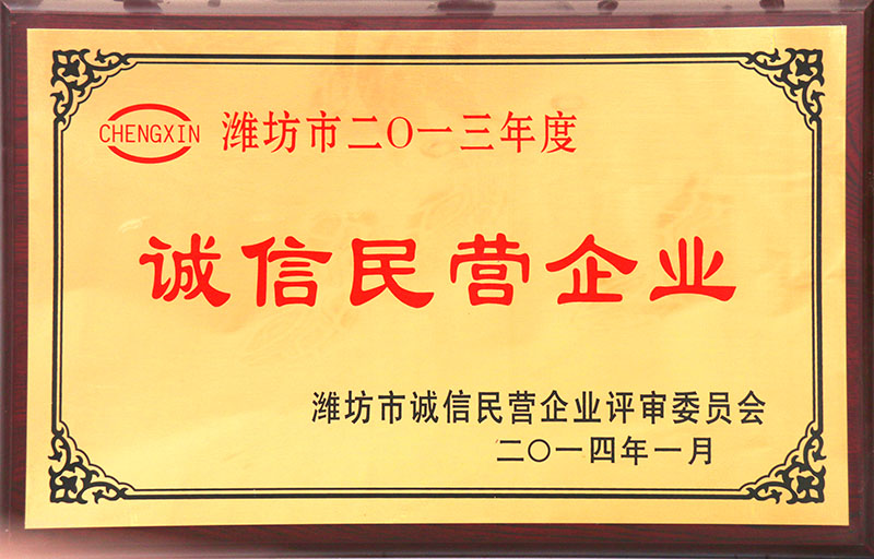 Integrity of private enterprises