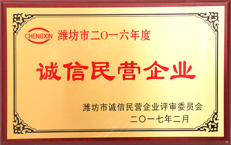 Integrity of private enterprises