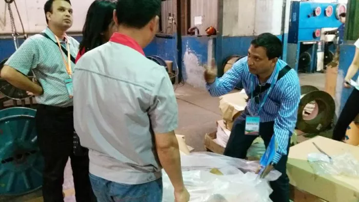 Bangladeshi client visits