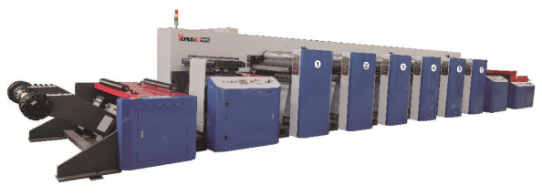 Roll to roll Flexographic Printing Machine series YC-800/1000/1200/1400/1600/1800