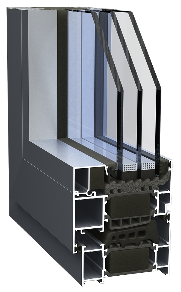 ES91 high-performance passive window