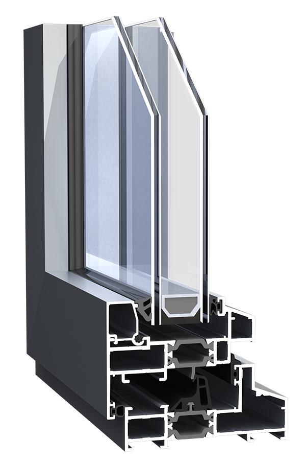 EL86 Narrow Edge System Window