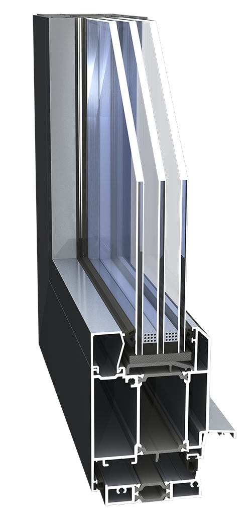 ES70 swing system door