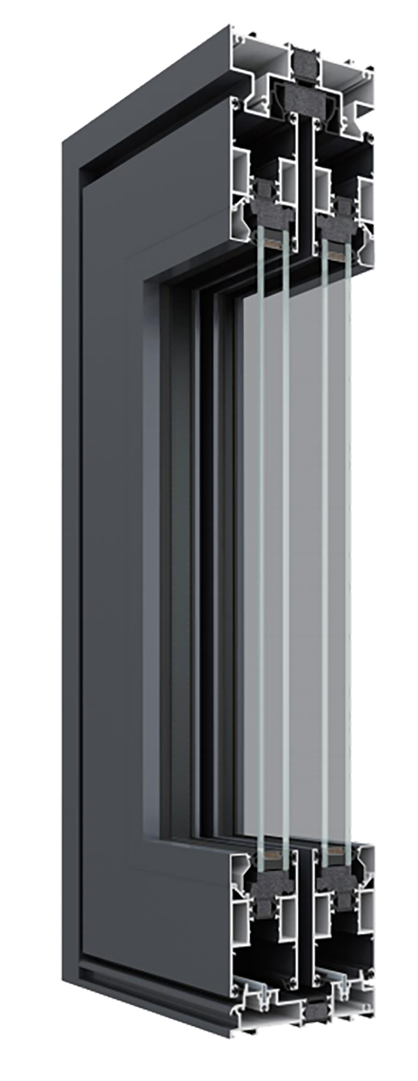 ES120 single double track lifting sliding door