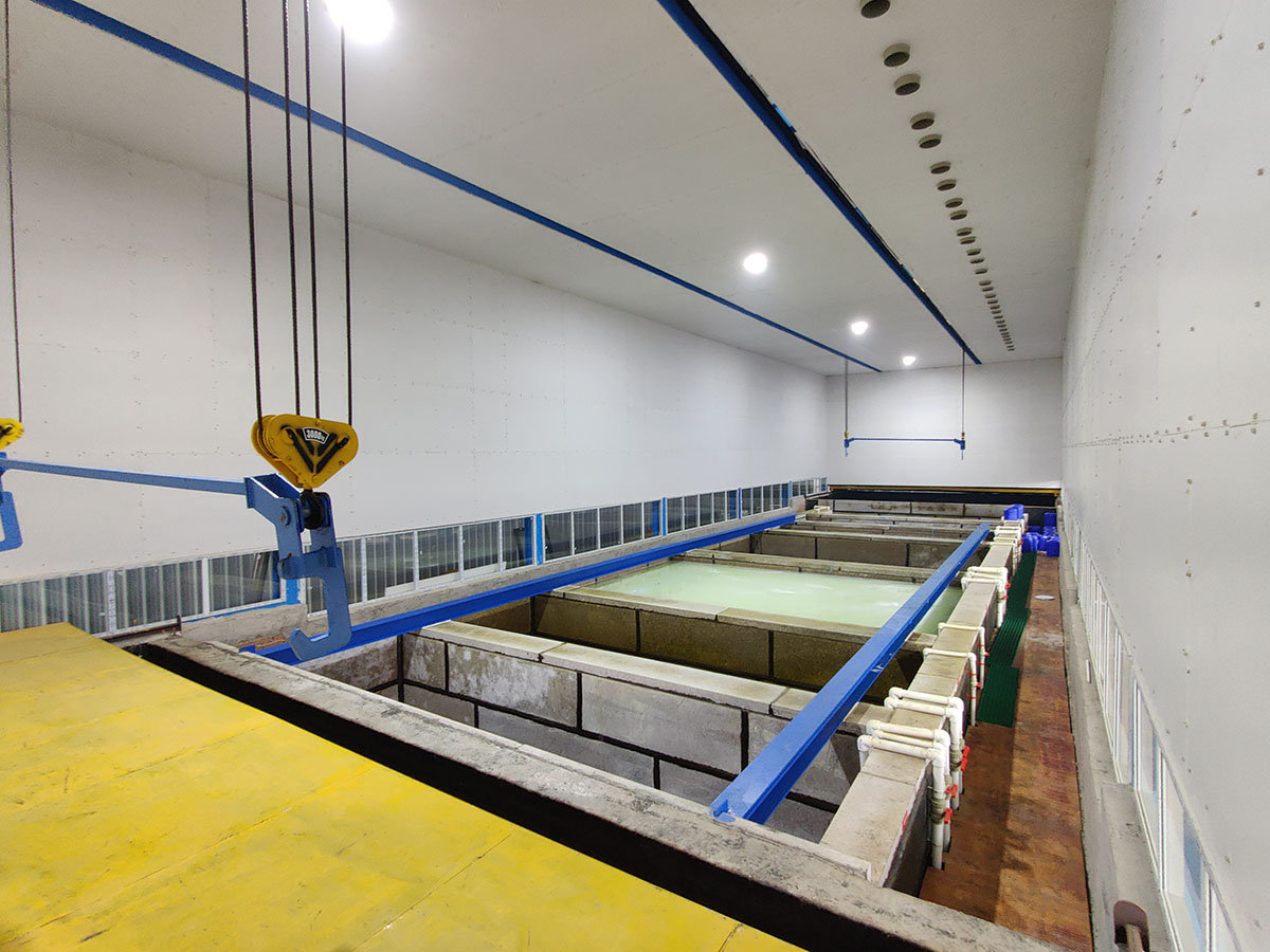 花崗巖前處理槽體