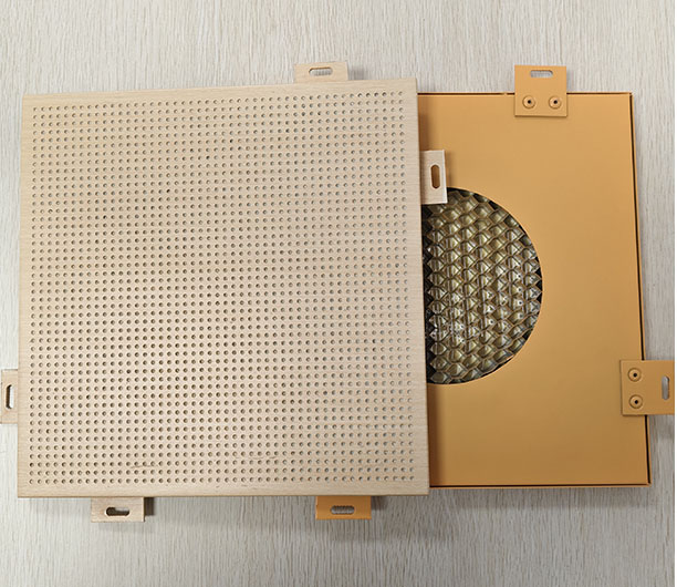 Panel compuesto de nido de abeja de aluminio