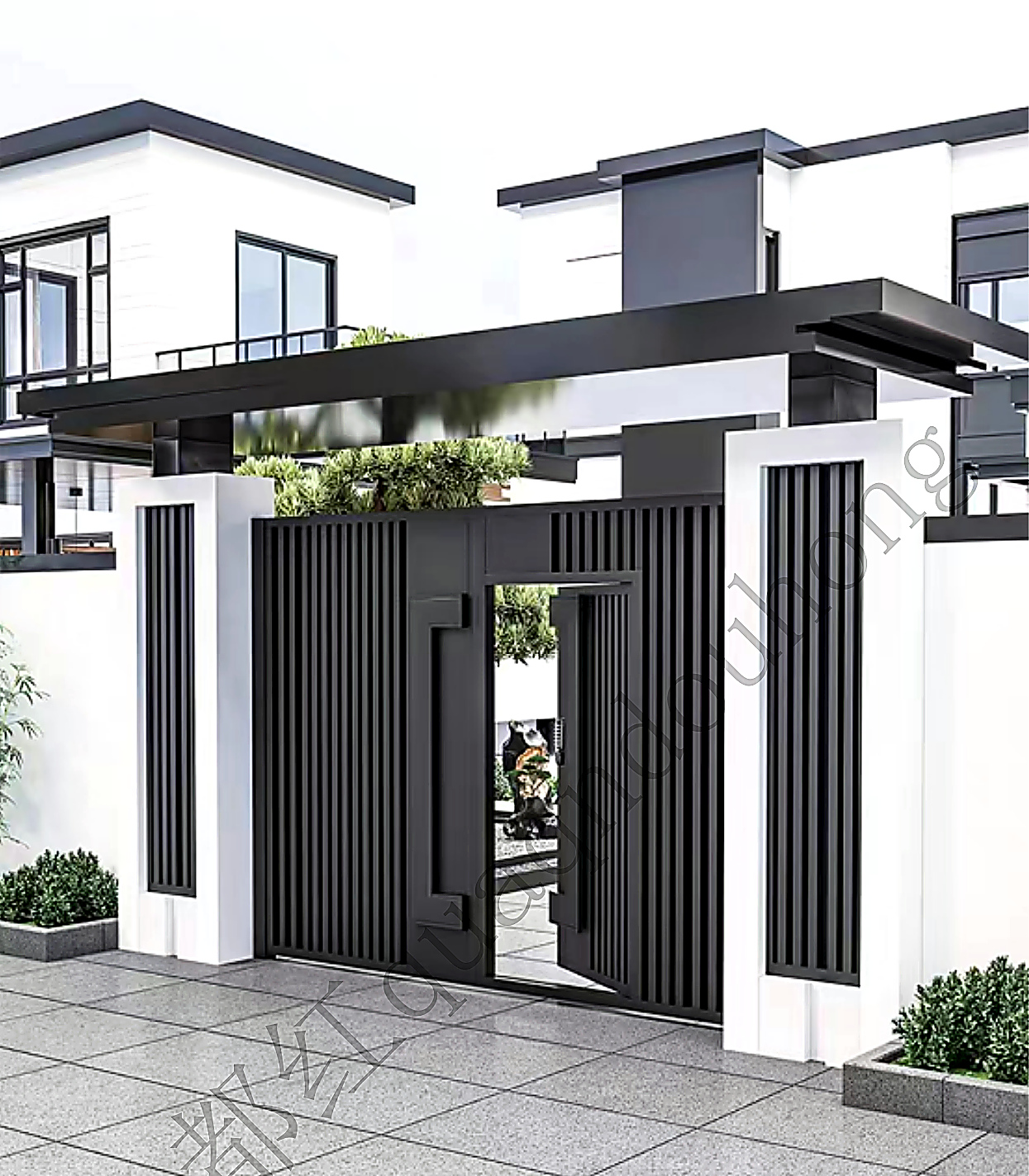 Courtyard Door