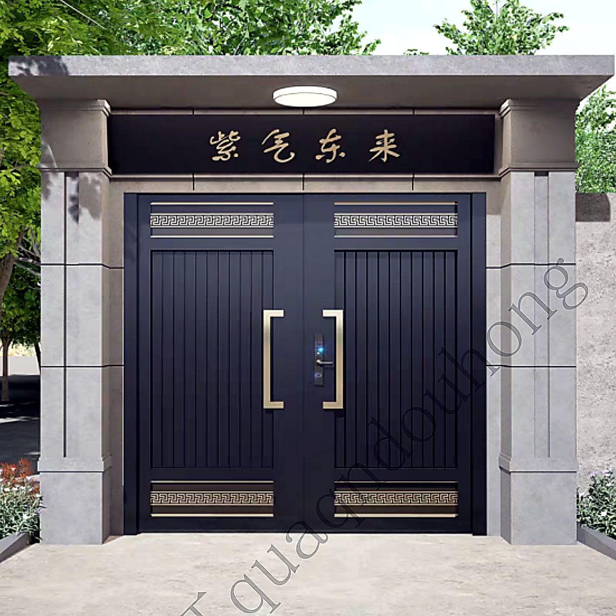 Courtyard Door