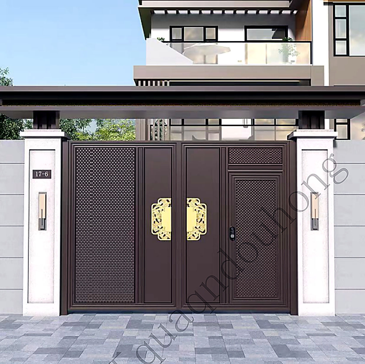 Courtyard Door
