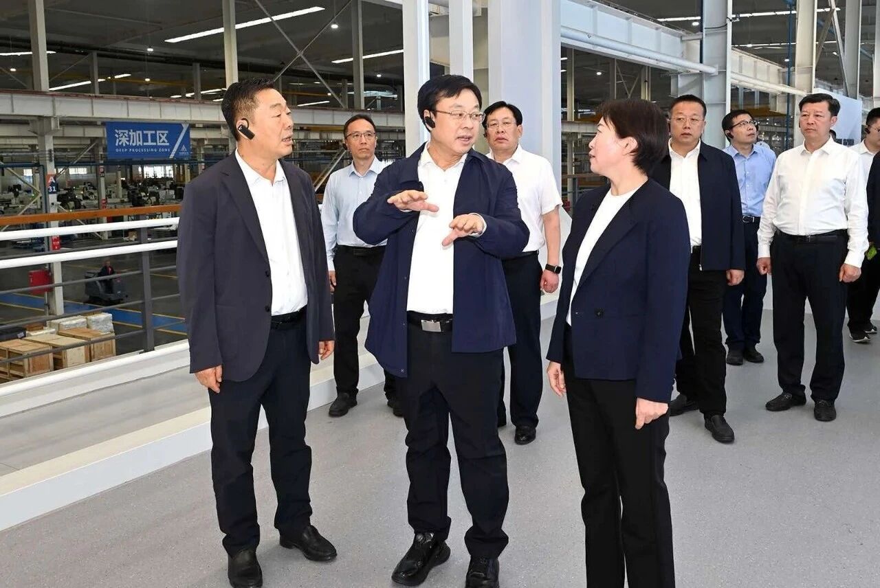 市委书记刘运到华建铝业集团调研